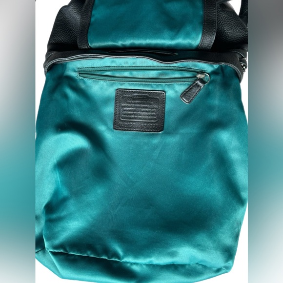 COACH Black Leather Backpack - Picture 7 of 7